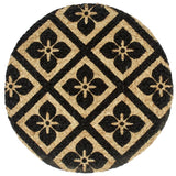 Vidaxl placemats 4 st rond 38 cm jute zwart