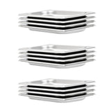 Vidaxl gastronormbakken 12 st gn 1 4 20 mm roestvrij staal