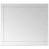 Vidaxl wandspiegel 100x60 cm glas