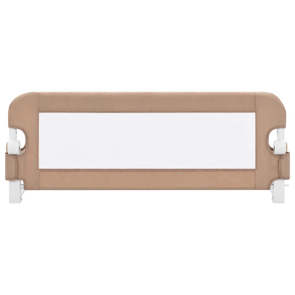 Vidaxl bedhekje peuter 102x42 cm polyester taupe