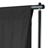 Vidaxl achtergrond zonder standaard 300x300 cm katoen zwart