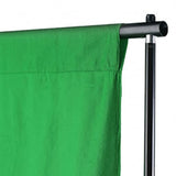 Vidaxl achtergrond zonder standaard chromakey 600x300 cm katoen groen