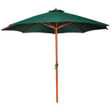 Vidaxl parasol 258 cm groen