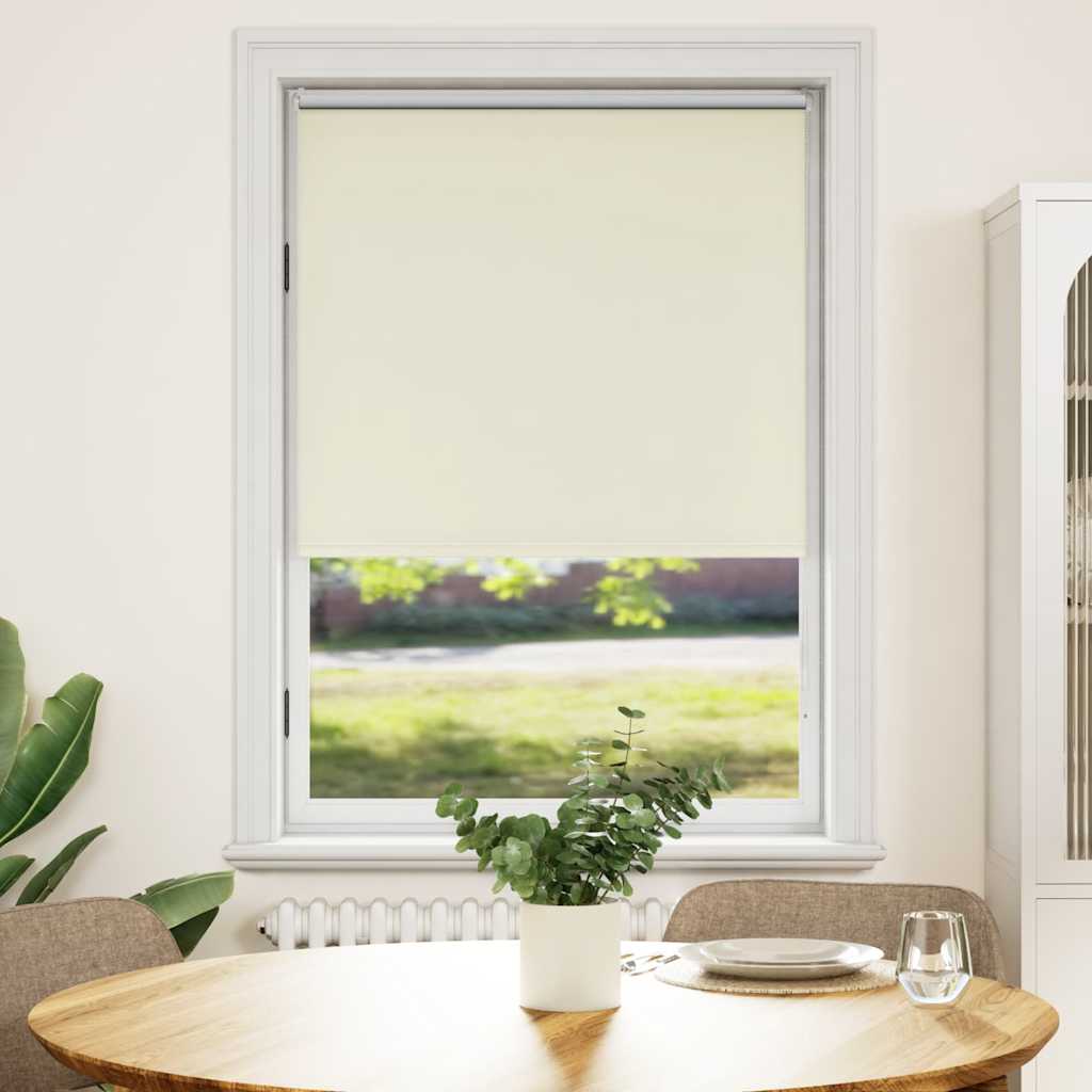 Vidaxl rolgordijn verduisterend 80 x 175 cm crême