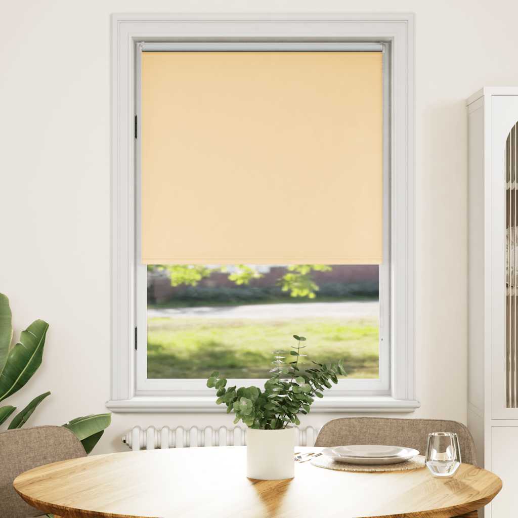 Vidaxl rolgordijn verduisterend 100 x 175 cm beige