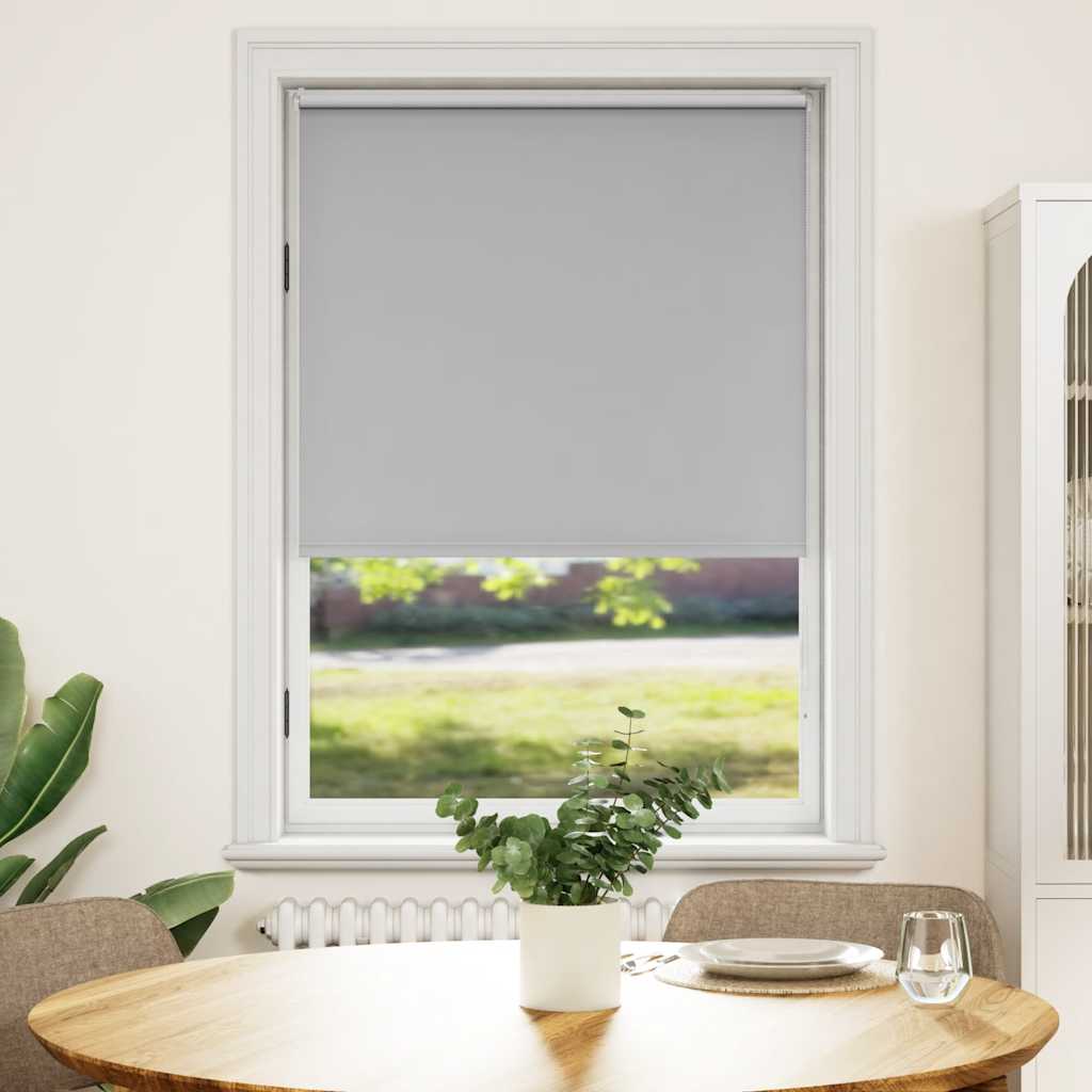 Vidaxl rolgordijn verduisterend grijs 100 x 175 cm