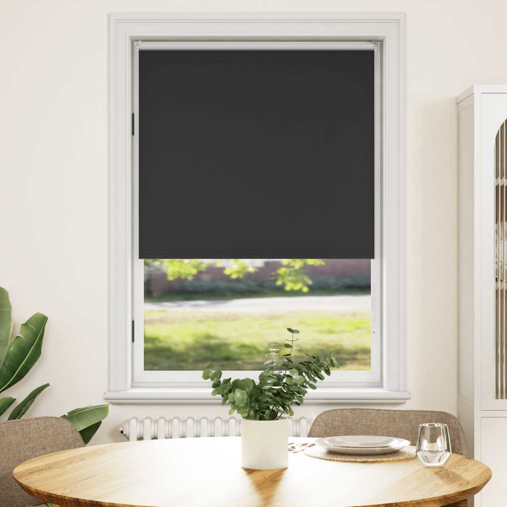 Vidaxl rolgordijn verduisterend 100 x 175 cm zwart
