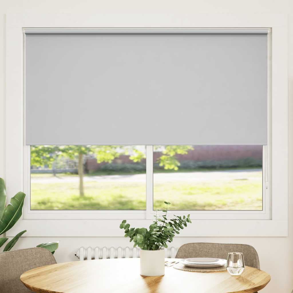 Vidaxl rolgordijn verduisterend 160x175 cm grijs