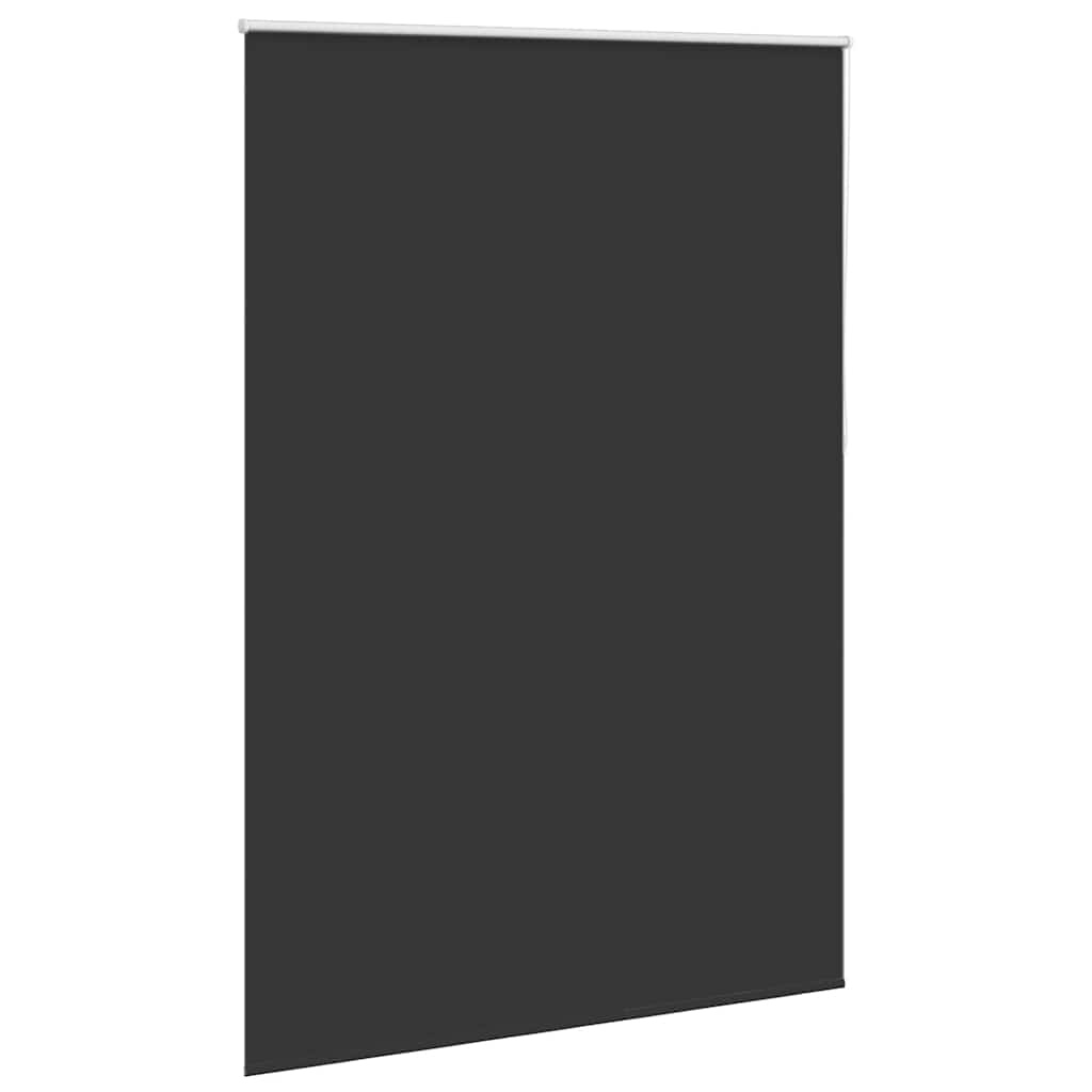 Vidaxl rolgordijn verduisterend 140 x 230 cm zwart