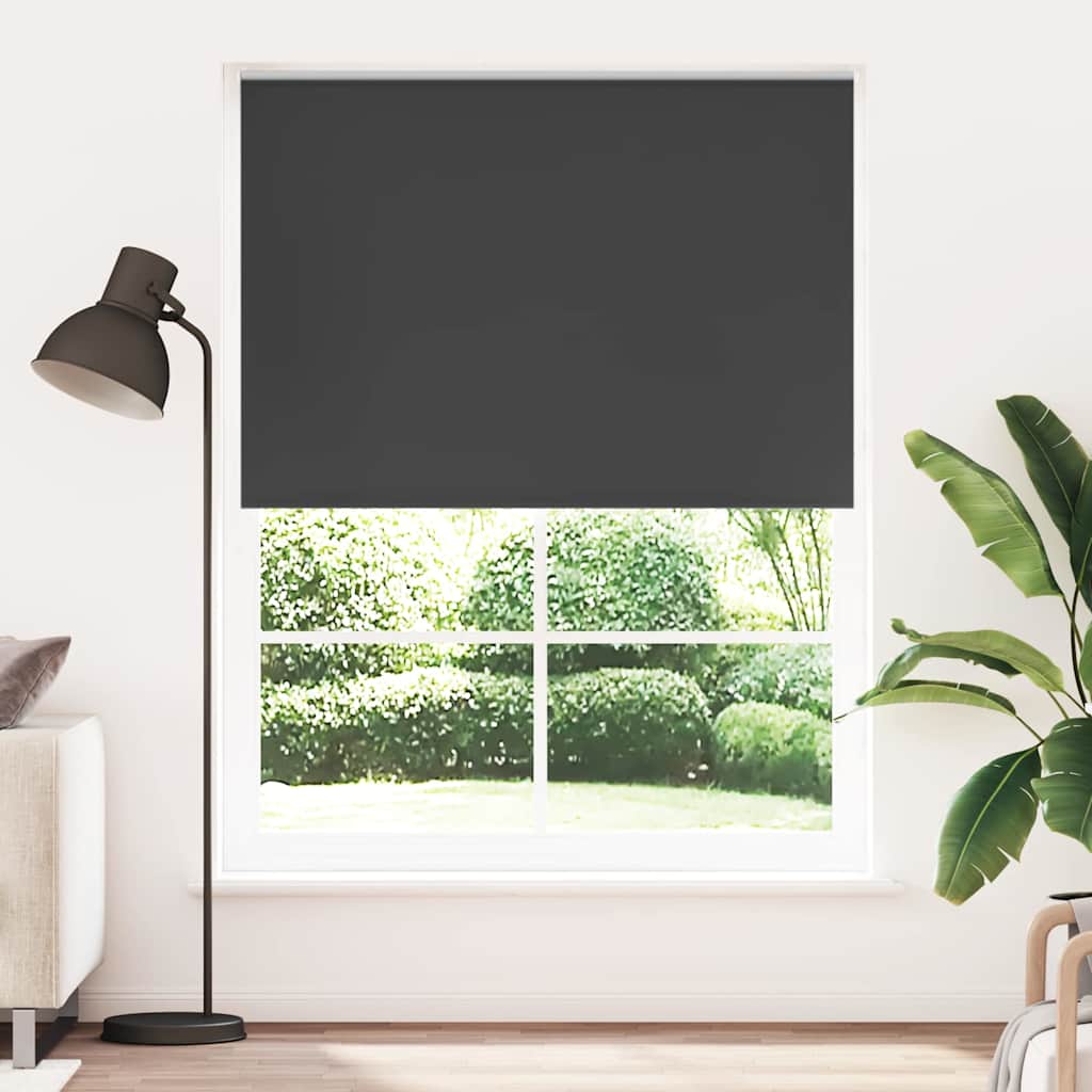 Vidaxl rolgordijn verduisterend 160 x 230 cm zwart