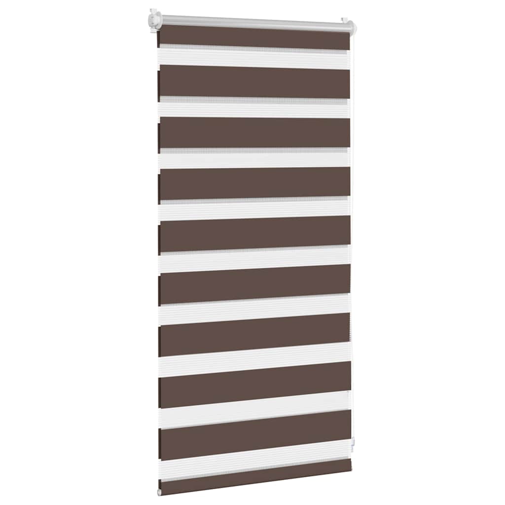 Vidaxl duo rolgordijn 40x100cm koffiebruin