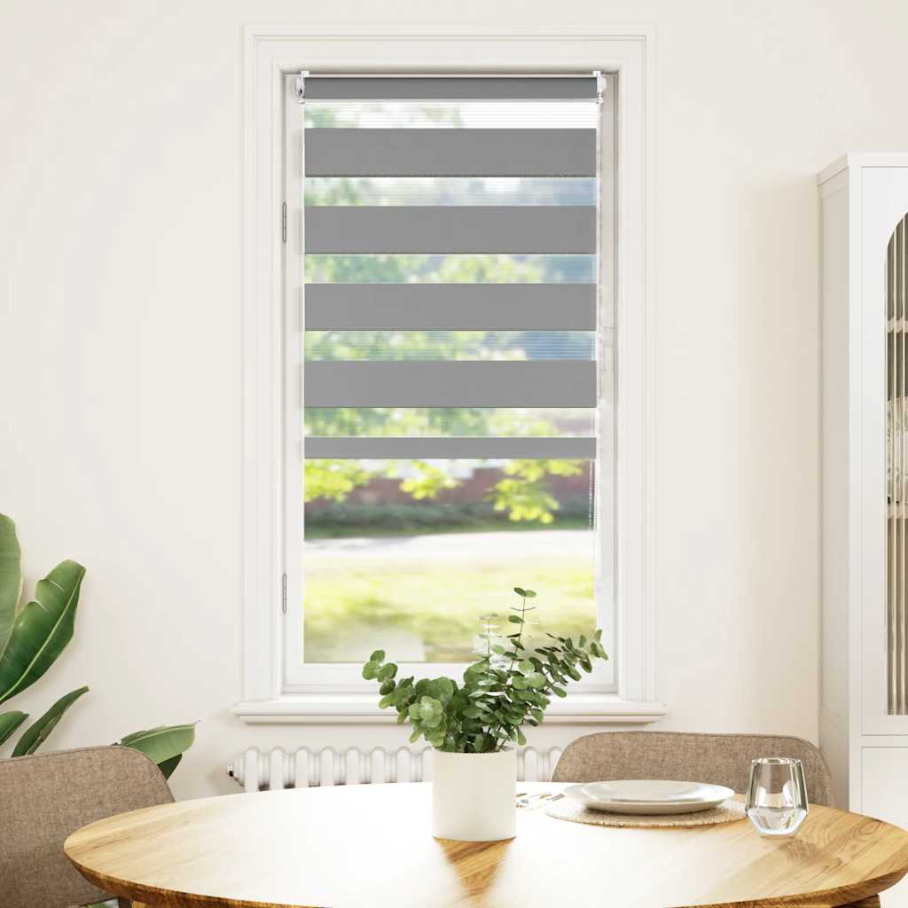 Vidaxl duo rolgordijn 60x120cm grijs