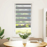 Vidaxl duo rolgordijn 60x120cm grijs