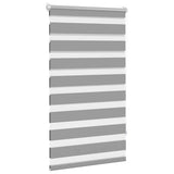 Vidaxl duo rolgordijn 70x120cm grijs