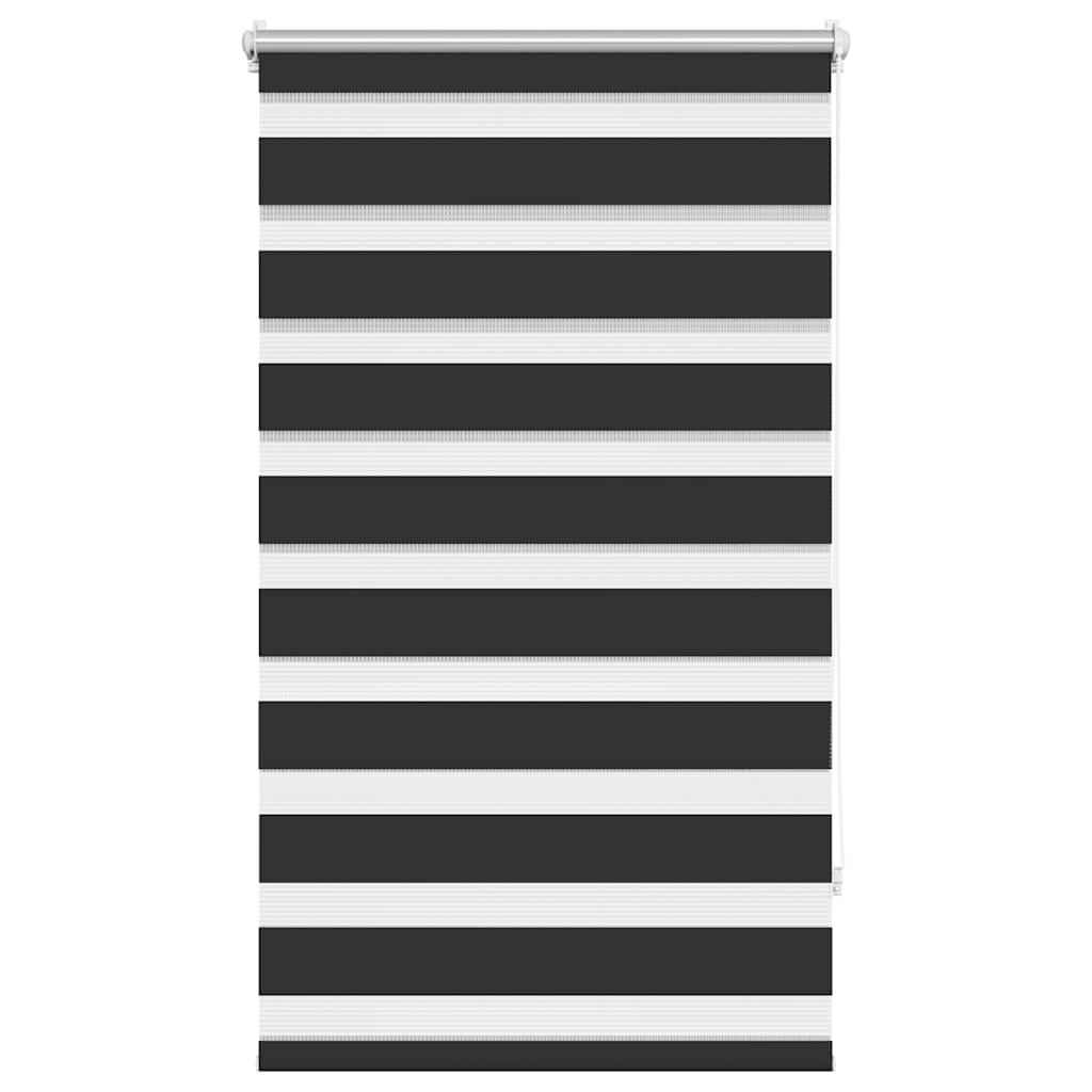 Vidaxl duo rolgordijn 70x120cm zwart