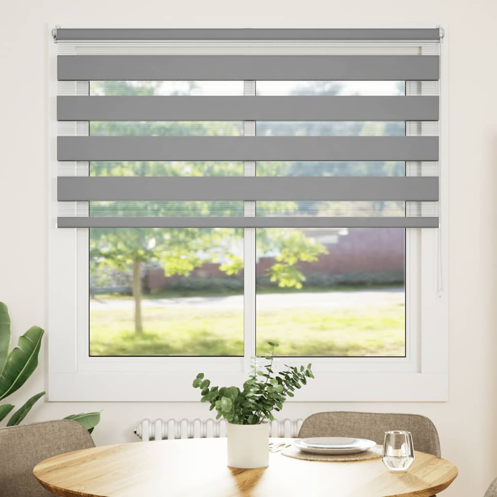 Vidaxl duo rolgordijn 120 x 175 cm grijs