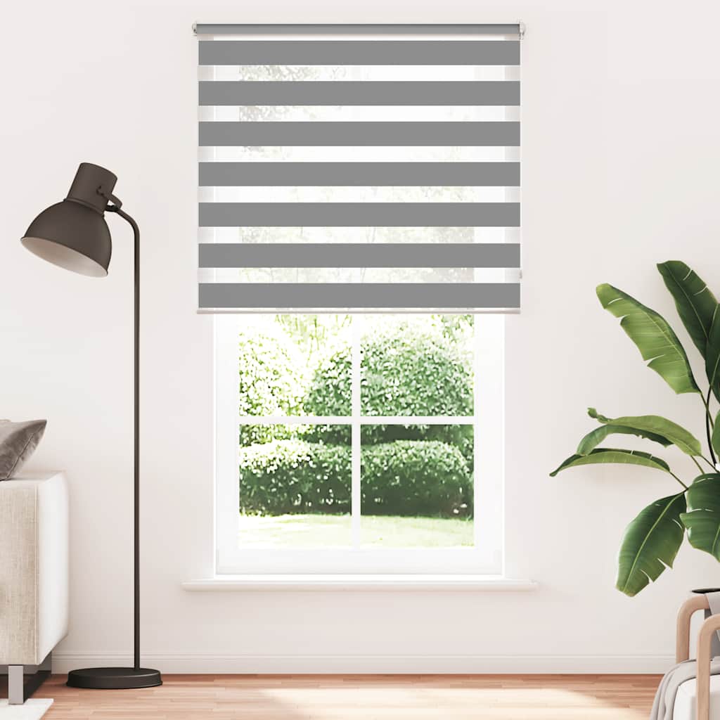 Vidaxl duo rolgordijn 120 x 230 cm grijs