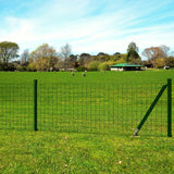 VidaXL Hek 25x1,0m staal groen