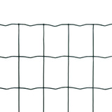 Vidaxl euro hek 10x1,0 m staal groen