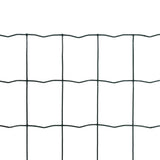 Vidaxl euro hek 10x0,8 m staal groen