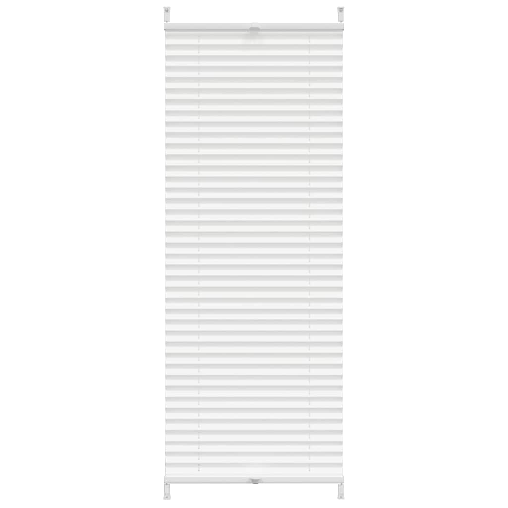Vidaxl plisséjaloezie 40x125 cm wit