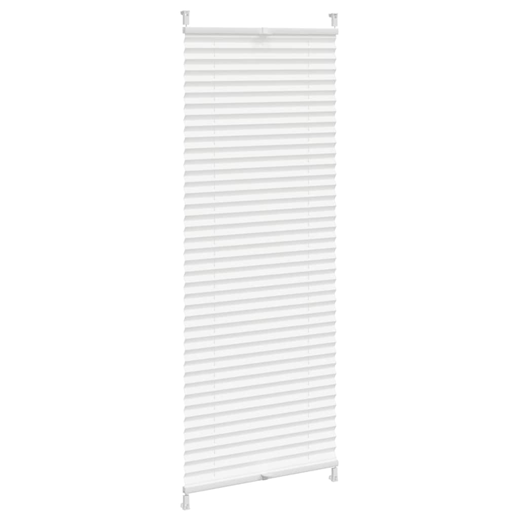 Vidaxl plisséjaloezie 40x125 cm wit