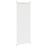 Vidaxl plisséjaloezie 40x125 cm wit