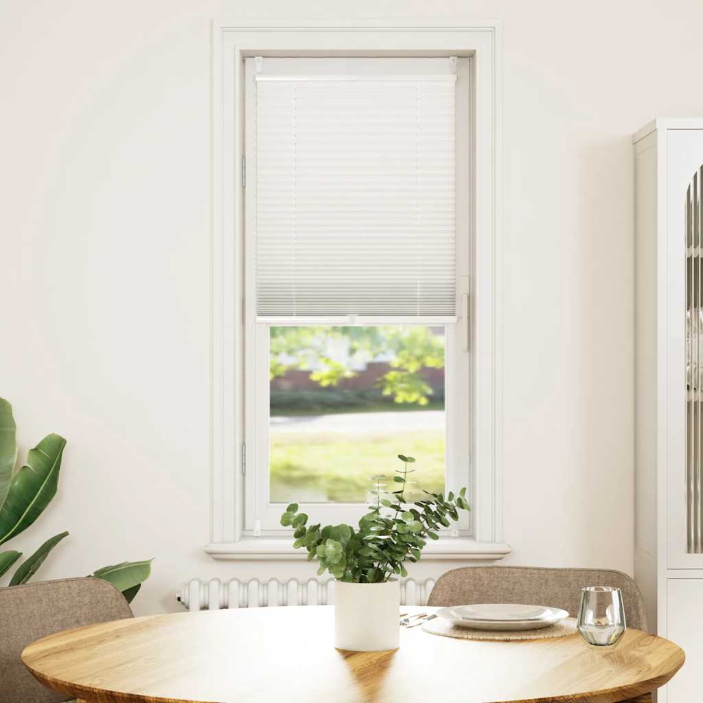 Vidaxl plisséjaloezie 40x125 cm wit