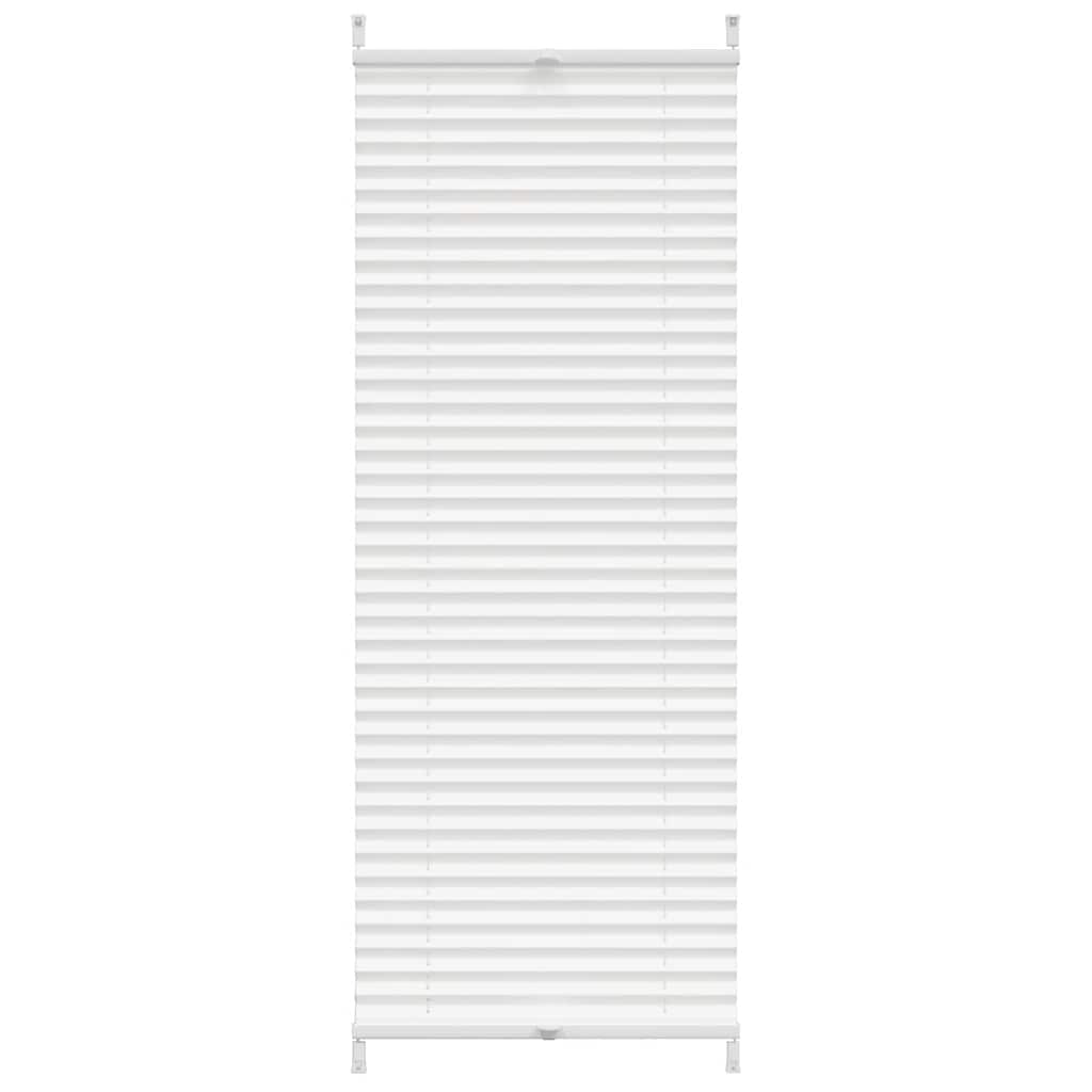 Vidaxl plisséjaloezie 50x125 cm wit