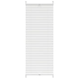 Vidaxl plisséjaloezie 50x125 cm wit