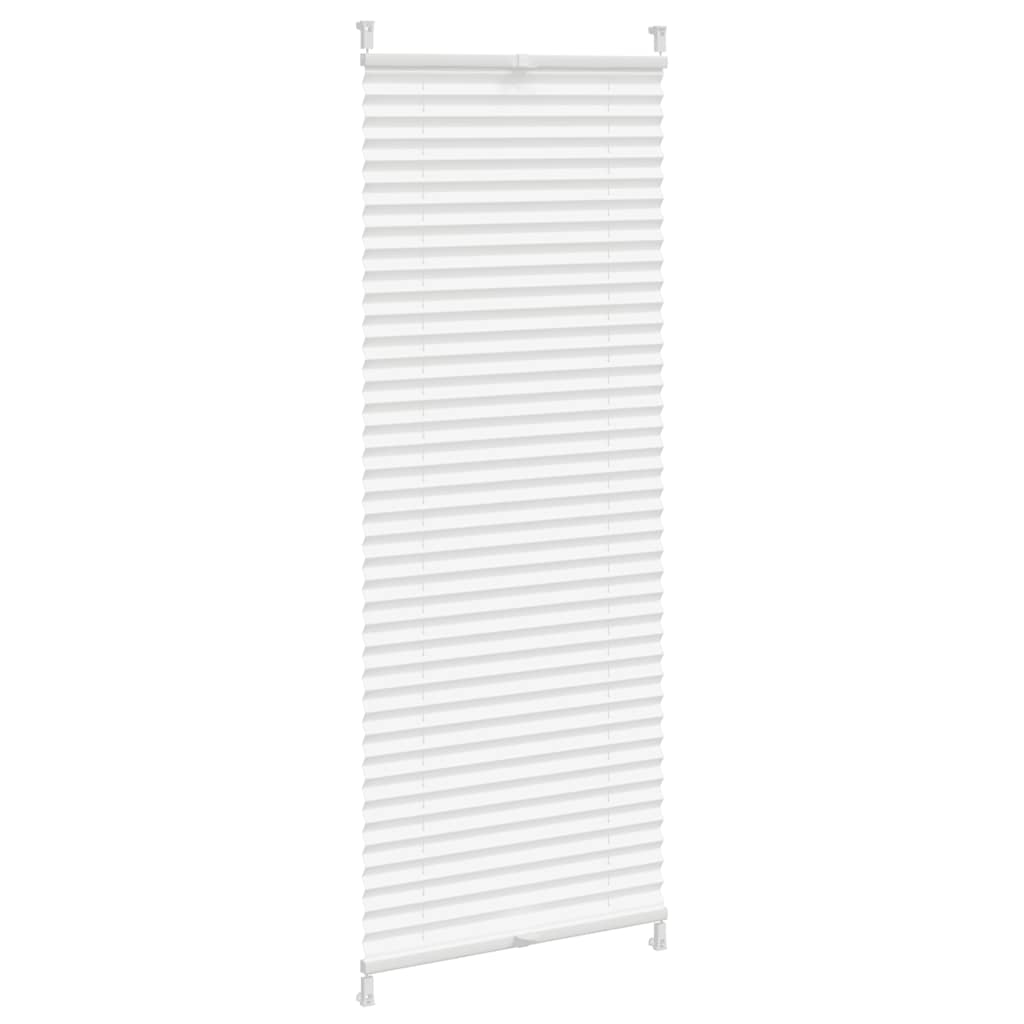 Vidaxl plisséjaloezie 50x125 cm wit