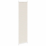 Vidaxl plisséjaloezie 40x200cm crème