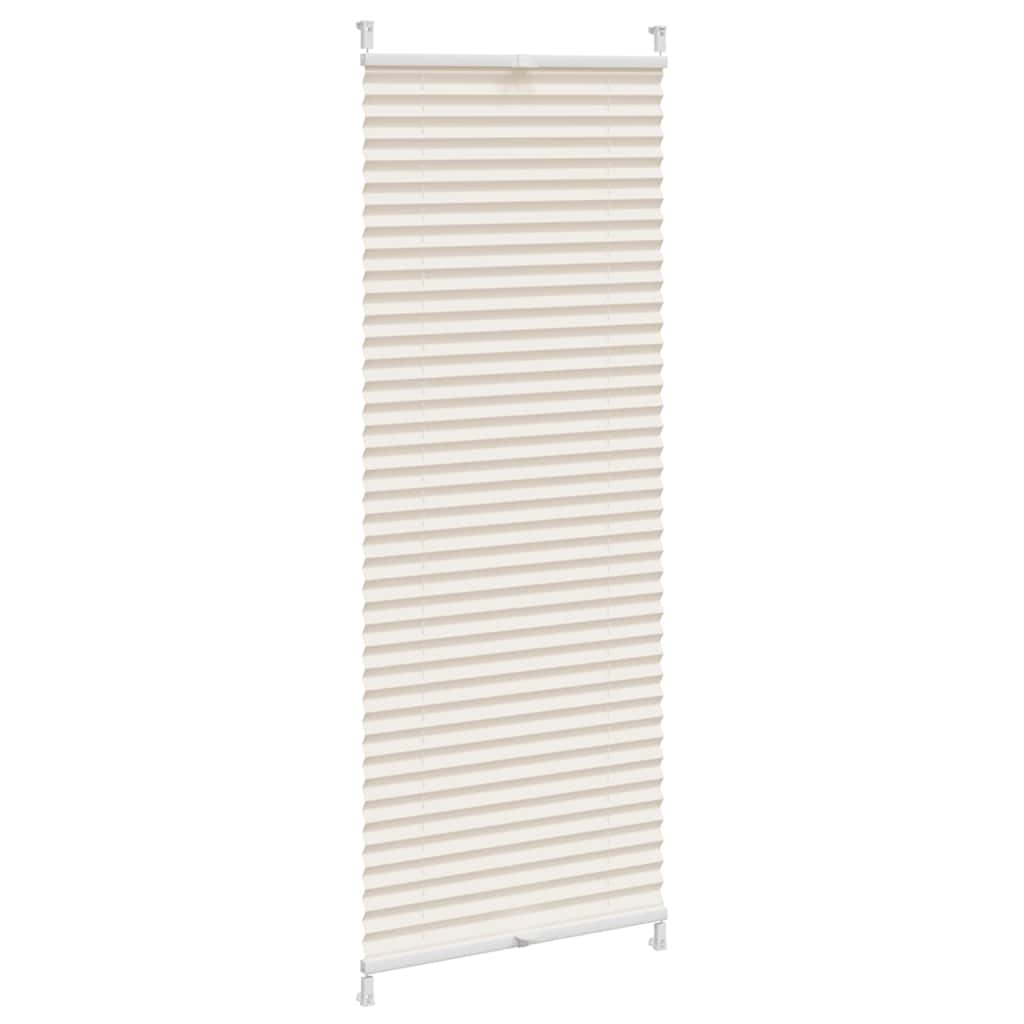 Vidaxl plisséjaloezie 50x100cm crème