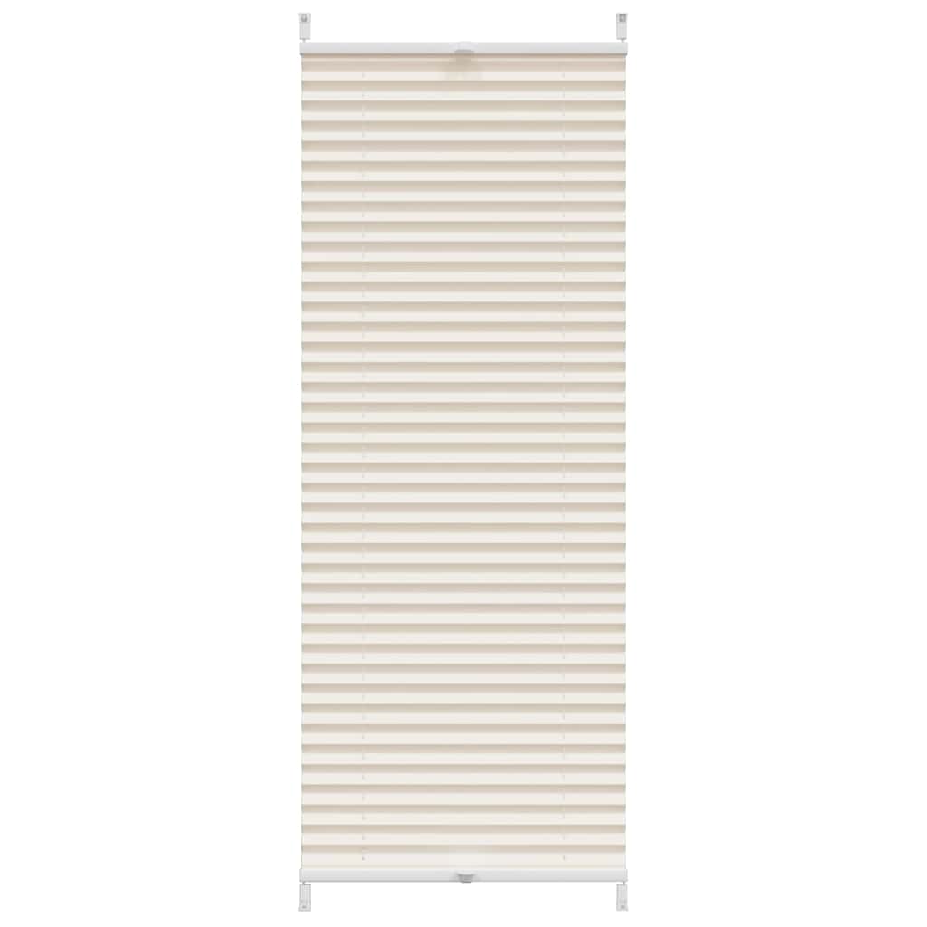 Vidaxl plisséjaloezie 50x150cm crème
