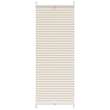 Vidaxl plisséjaloezie 50x150cm crème