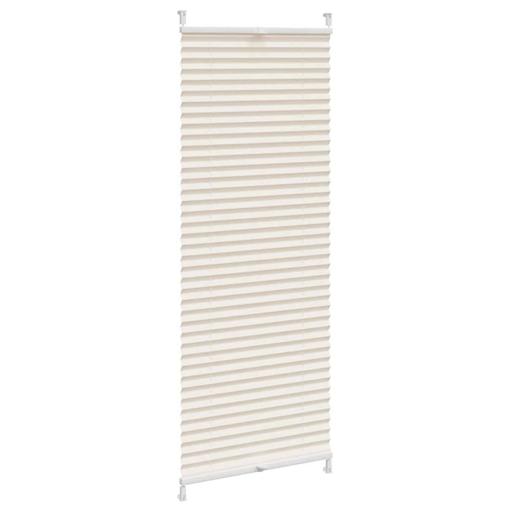 Vidaxl plisséjaloezie 50x150cm crème