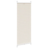 Vidaxl plisséjaloezie 50x150cm crème