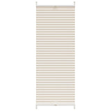 Vidaxl plissé rolgordijn 60x100cm creme