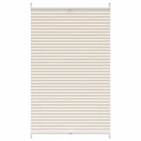 Vidaxl plisséjaloezie 70x125 cm crème