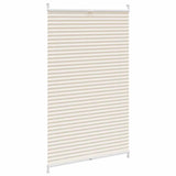 Vidaxl plisséjaloezie 70x125 cm crème
