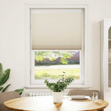 Vidaxl plisséjaloezie 70x125 cm crème