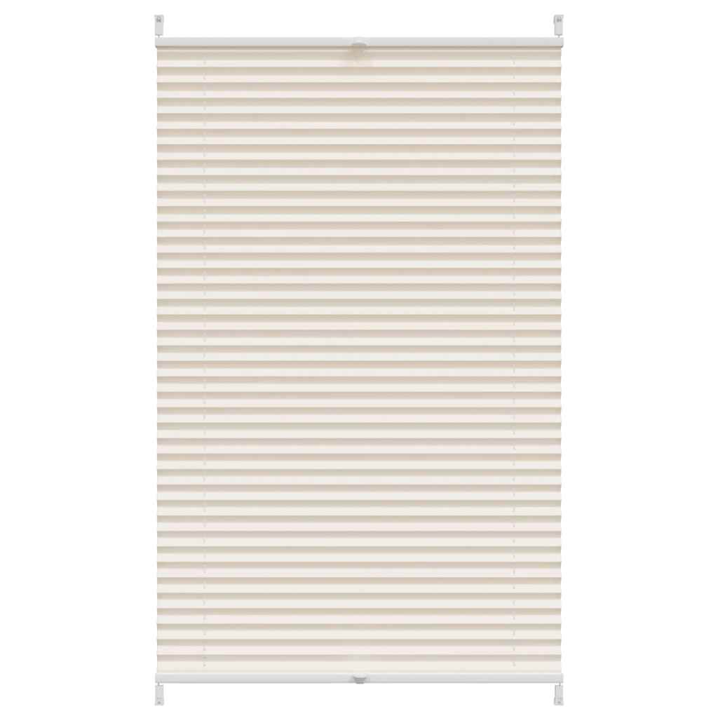 Vidaxl plissé rolgordijn 70x150cm creme