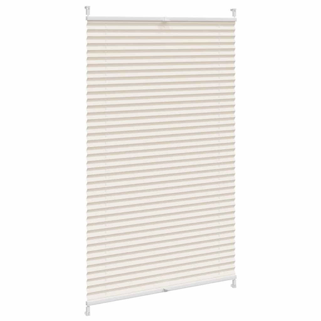 Vidaxl plissé rolgordijn 70x150cm creme