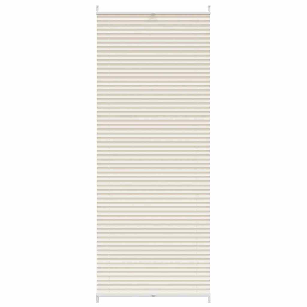 Vidaxl plissé rolgordijn 70x200cm creme