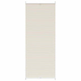 Vidaxl plissé rolgordijn 70x200cm creme