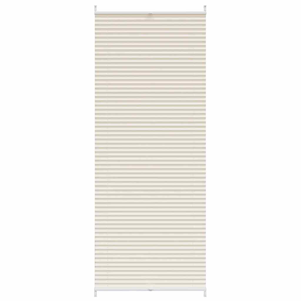 Vidaxl plissé rolgordijn 70x200cm creme