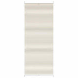 Vidaxl plissé rolgordijn 70x200cm creme