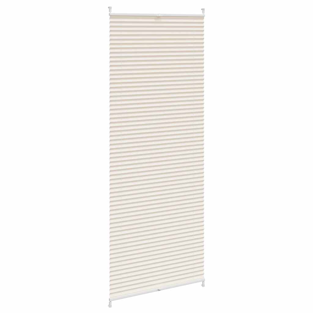 Vidaxl plissé rolgordijn 70x200cm creme