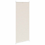Vidaxl plissé rolgordijn 70x200cm creme