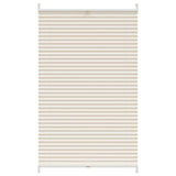 Vidaxl plissé rolgordijn 80x125cm creme